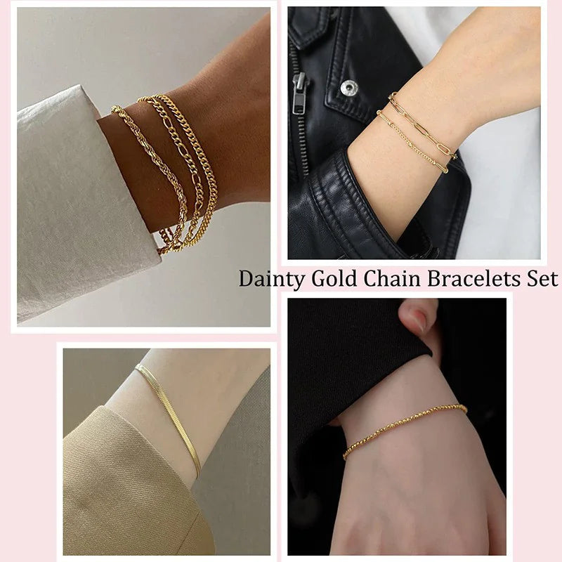 14K Gold Plated Paperclip Chain Bracelet – 925 Sterling Silver WEM Support (www.WEM.support)