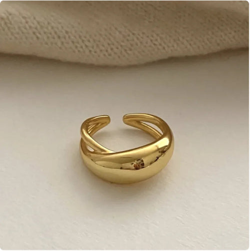 925 Sterling Silver Curved Ring WEM Support (www.WEM.support)