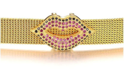 Colored Stones Lips Charm WEM Support (www.WEM.support)