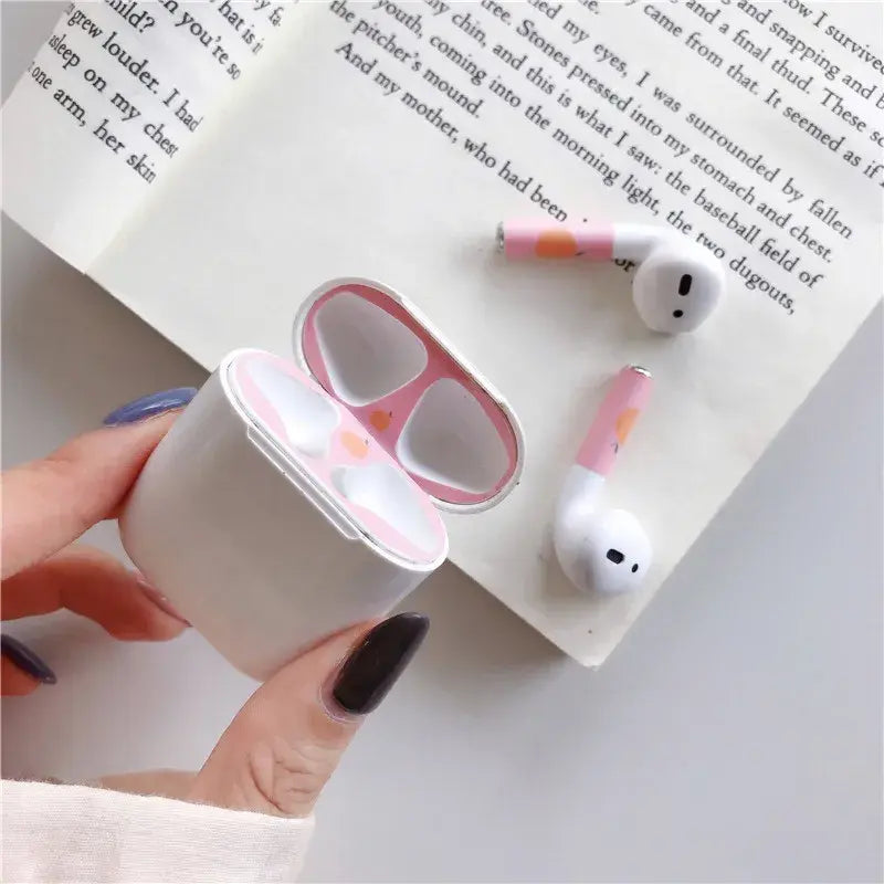 Protective Stickers for AirPods Case WEM Support (www.WEM.support)