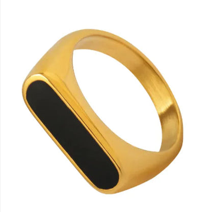 French Chic Geometric Acrylic Ring – Modern Fashion Statement WEM Support (www.WEM.support)