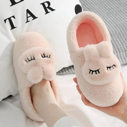Women's Cartoon Rabbit Home Slides WEM Support (www.WEM.support)