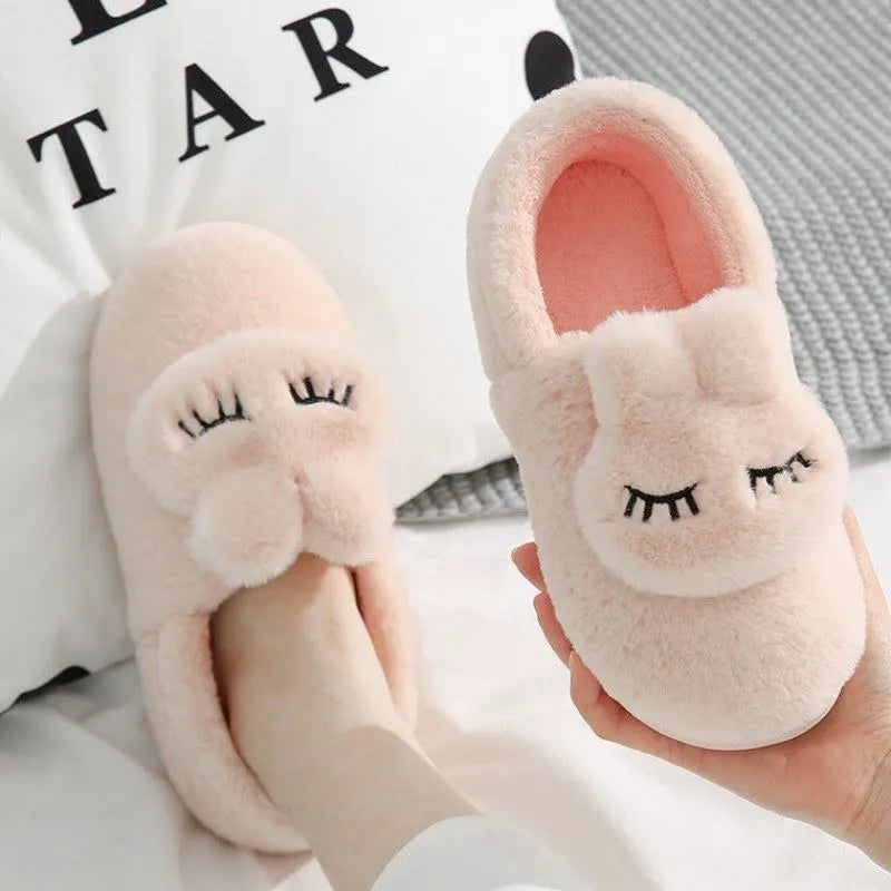 Women's Cartoon Rabbit Home Slides WEM Support (www.WEM.support)