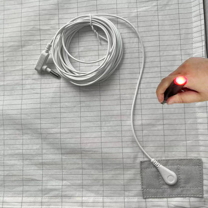 Grounding Bed Sheet Cotton Silver Fiber WEM Support (www.WEM.support)