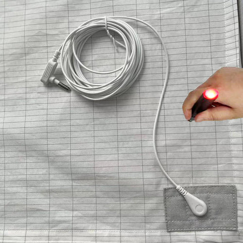 Grounding Bed Sheet Cotton Silver Fiber WEM Support (www.WEM.support)