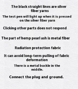 Grounding Bed Sheet Cotton Silver Fiber WEM Support (www.WEM.support)