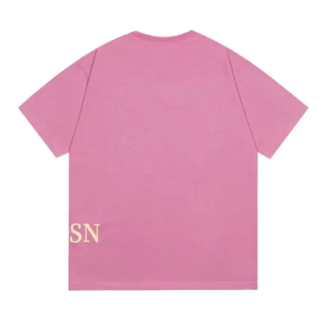 High Street Fashion Brand Printed Letters Men's Short Sleeve WEM Support (www.WEM.support)