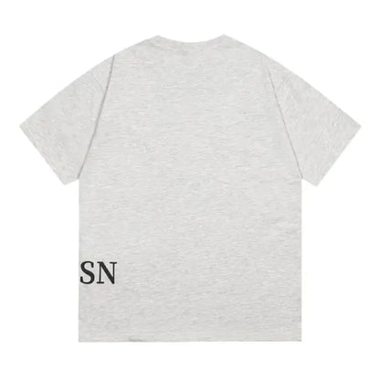 High Street Fashion Brand Printed Letters Men's Short Sleeve WEM Support (www.WEM.support)