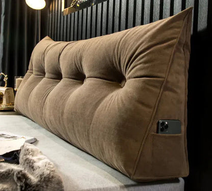 Comfy Bedside Cushion Sofa Large Back WEM Support (www.WEM.support)