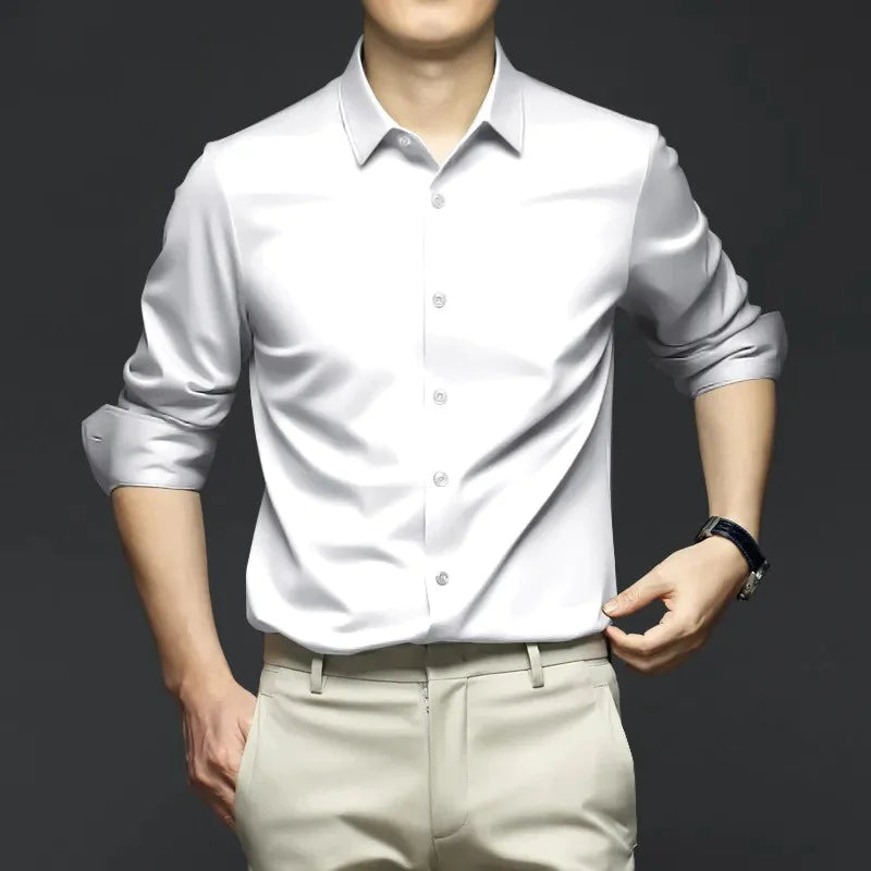 Luxury Ice Silk Shirt WEM Support (www.WEM.support)