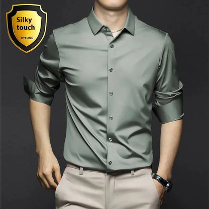 Luxury Ice Silk Shirt WEM Support (www.WEM.support)