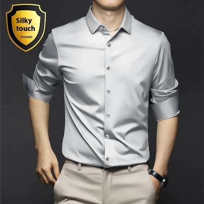 Luxury Ice Silk Shirt WEM Support (www.WEM.support)