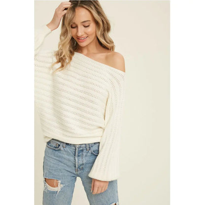 Textured Pullover Sweater WEM Support (www.WEM.support)