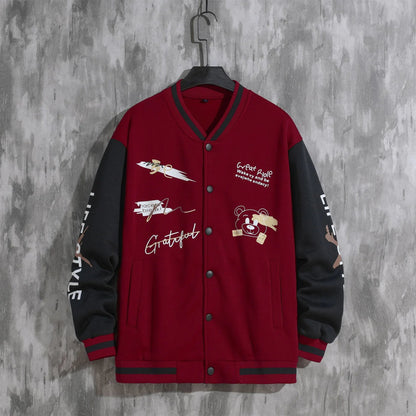 Men's Baseball Uniforms Coat WEM Support (www.WEM.support)