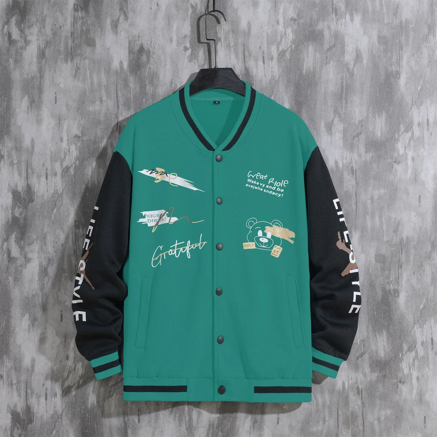 Men's Baseball Uniforms Coat WEM Support (www.WEM.support)