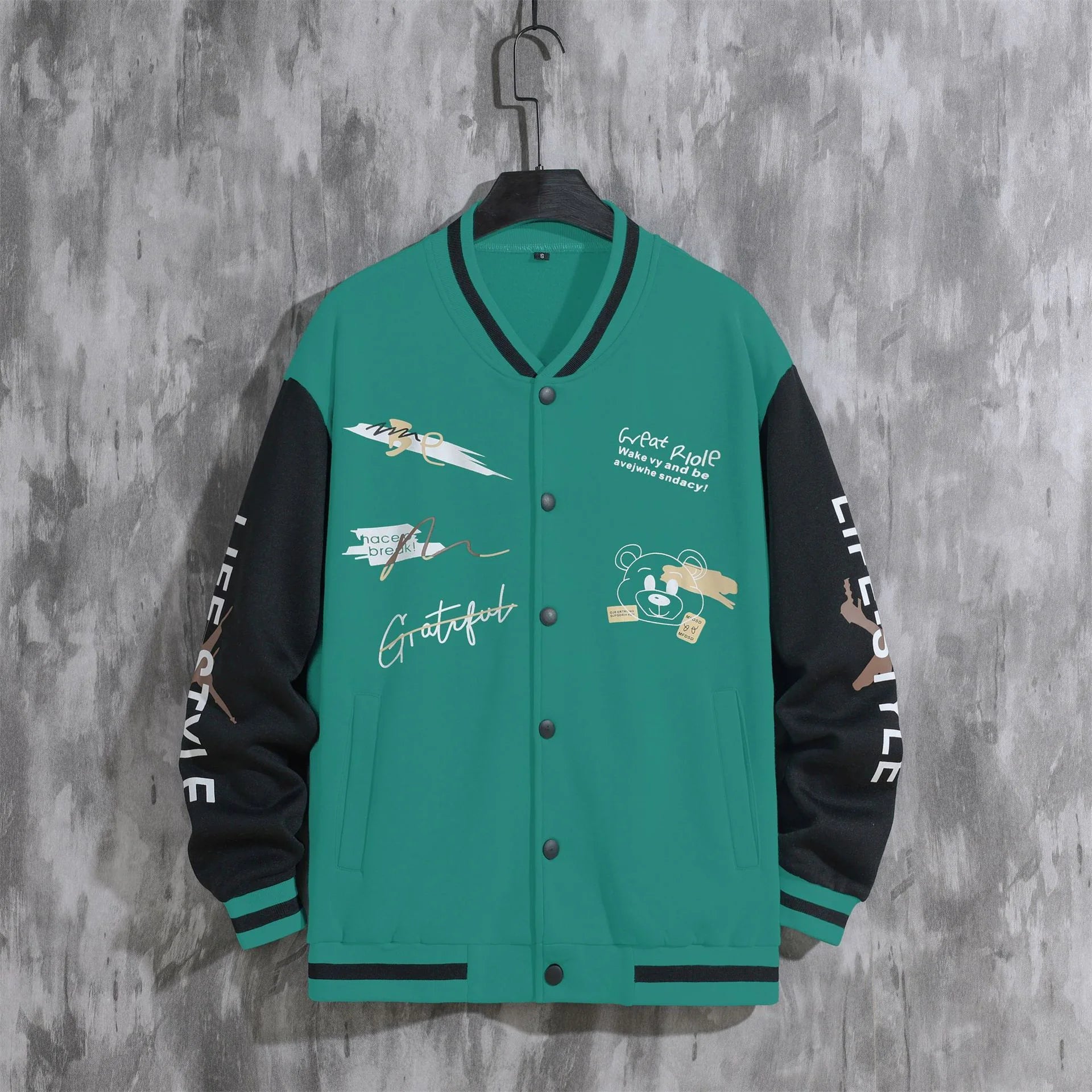 Men's Baseball Uniforms Coat WEM Support (www.WEM.support)