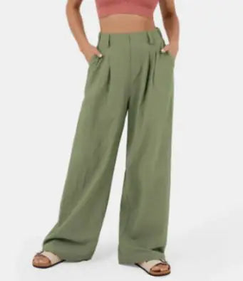 Wide Leg Elegant Pants WEM Support (www.WEM.support)