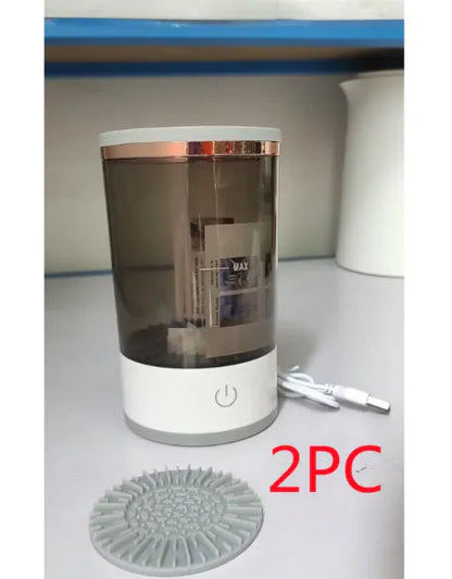 Electric Makeup Brush Cleaner with USB Charging WEM Support (www.WEM.support)