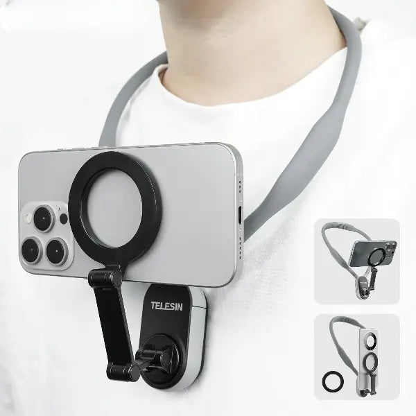 Magnetic Neck Mount For Phone Accessory WEM Support (www.WEM.support)