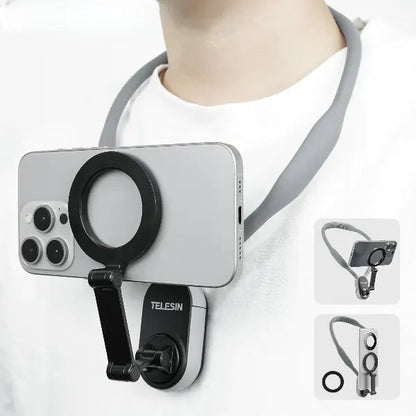 Magnetic Neck Mount For Phone Accessory WEM Support (www.WEM.support)
