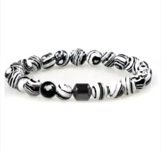 Natural Gemstone Beaded Bracelet WEM Support (www.WEM.support)