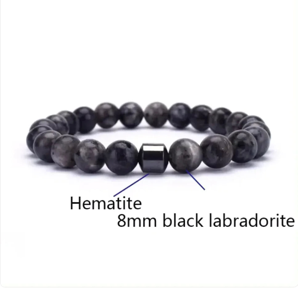 Natural Gemstone Beaded Bracelet WEM Support (www.WEM.support)