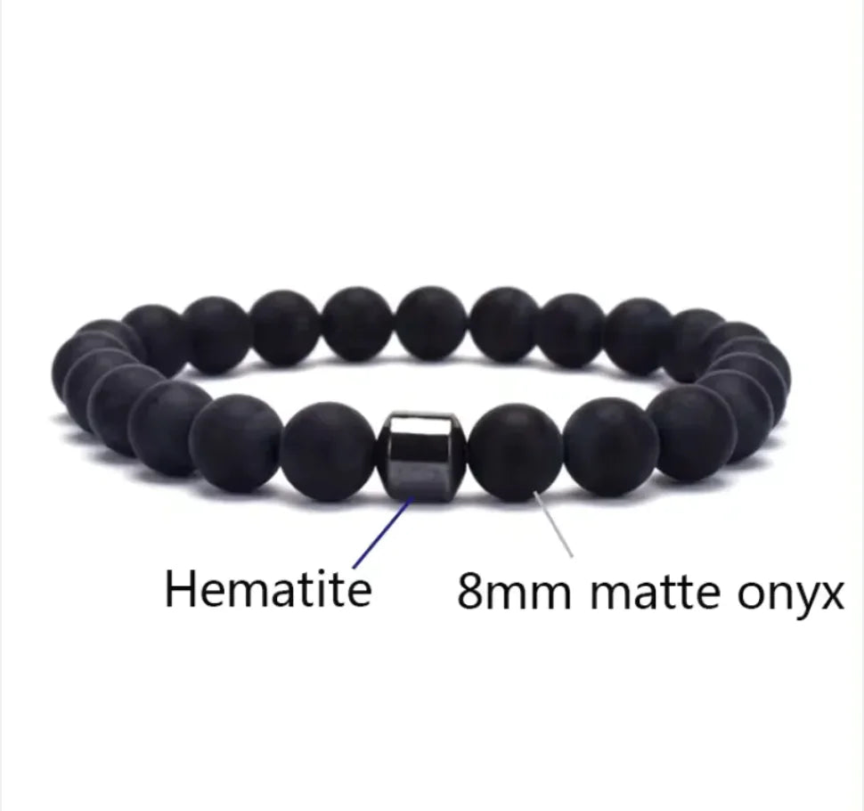 Natural Gemstone Beaded Bracelet WEM Support (www.WEM.support)