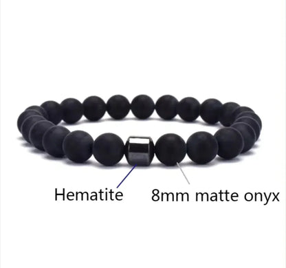 Natural Gemstone Beaded Bracelet WEM Support (www.WEM.support)