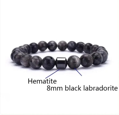 Natural Gemstone Beaded Bracelet WEM Support (www.WEM.support)