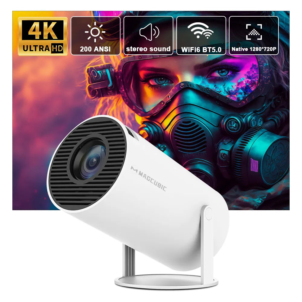 Transpeed 4K Android 11 Projector WEM Support (www.WEM.support)