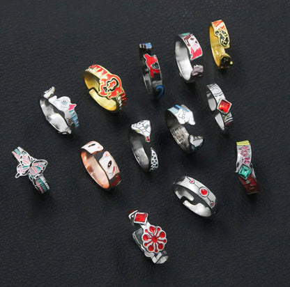 Impression Ring Anime Pattern Unisex WEM Support (www.WEM.support)