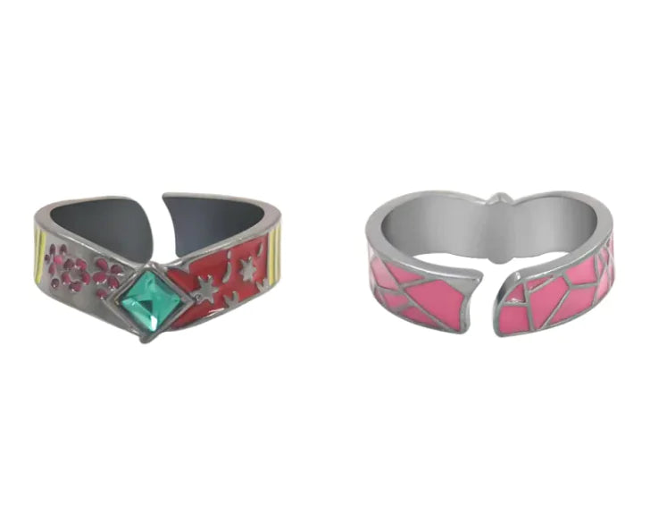 Impression Ring Anime Pattern Unisex WEM Support (www.WEM.support)