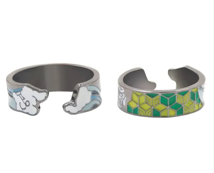 Impression Ring Anime Pattern Unisex WEM Support (www.WEM.support)