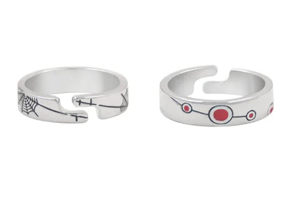 Impression Ring Anime Pattern Unisex WEM Support (www.WEM.support)