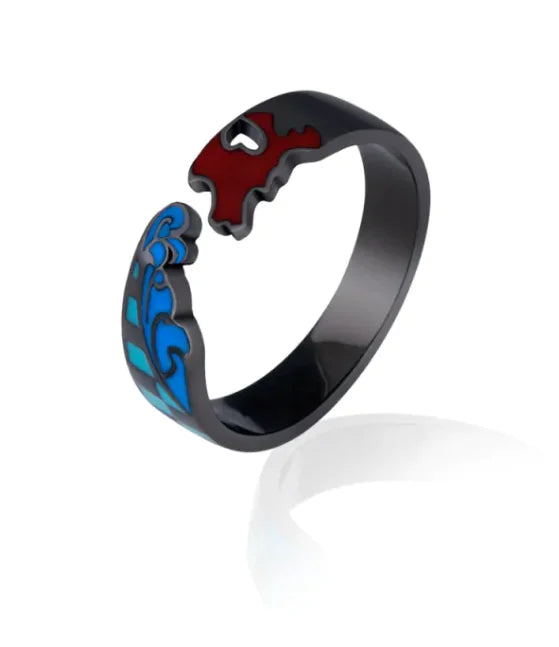 Impression Ring Anime Pattern Unisex WEM Support (www.WEM.support)