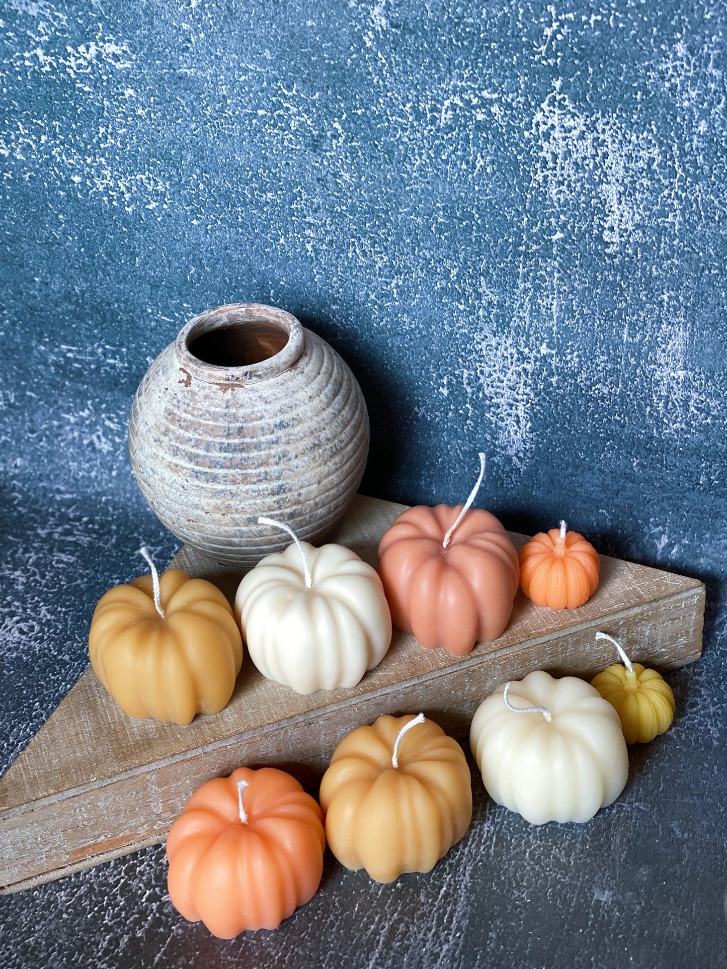Autumn Pumpkin Handmade Soy Wax Candle WEM Support (www.WEM.support)