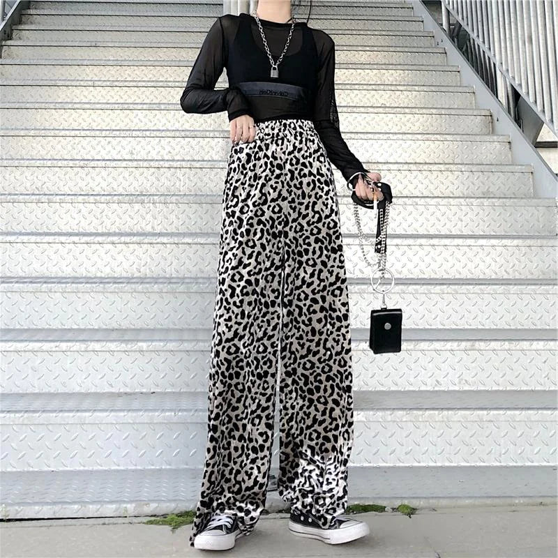 High-Waisted Loose Fit Wide-Leg Pants WEM Support (www.WEM.support)