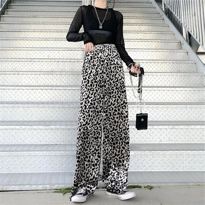 High-Waisted Loose Fit Wide-Leg Pants WEM Support (www.WEM.support)
