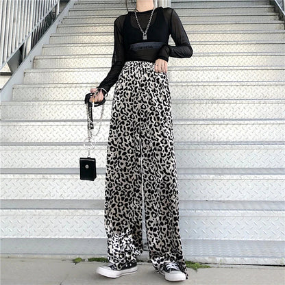 High-Waisted Loose Fit Wide-Leg Pants WEM Support (www.WEM.support)