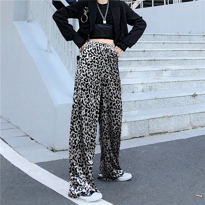 High-Waisted Loose Fit Wide-Leg Pants WEM Support (www.WEM.support)