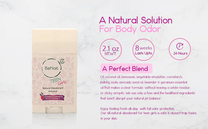 All-Natural Deodorant for Kids & Teens WEM Support (www.WEM.support)