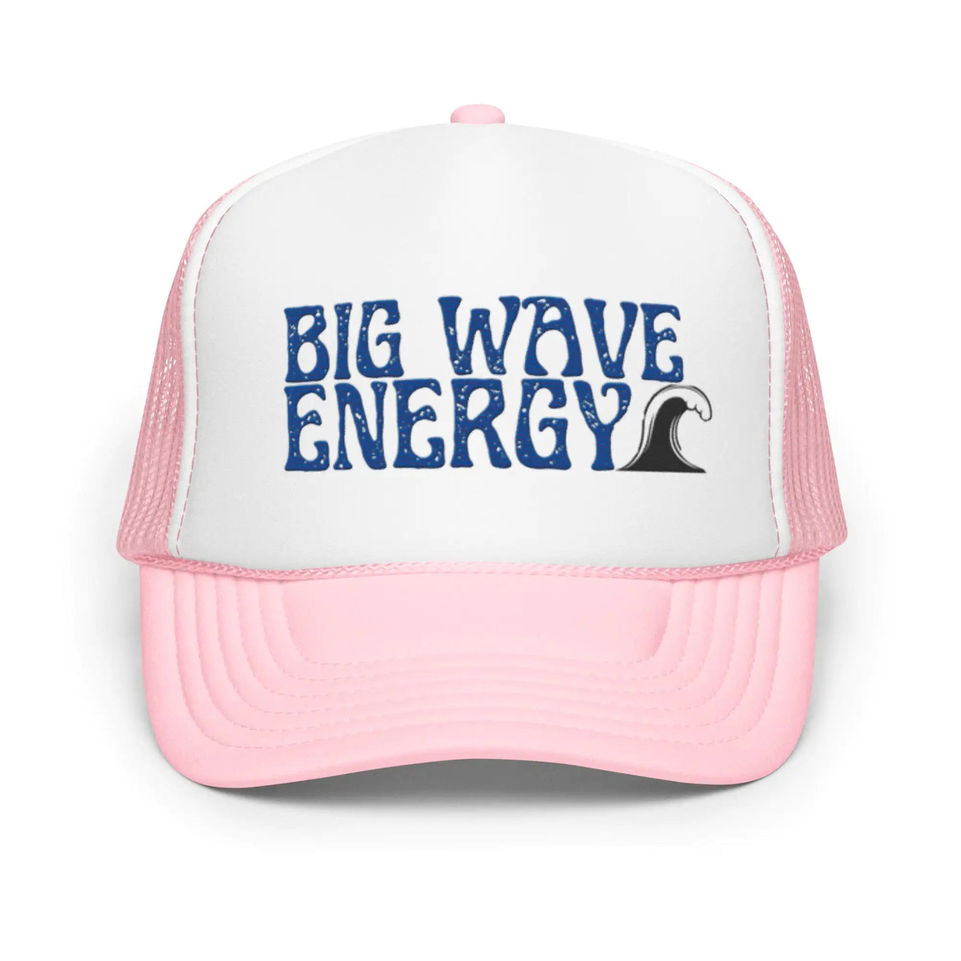 Big Wave Energy Foam Trucker Hat WEM Support (www.WEM.support)