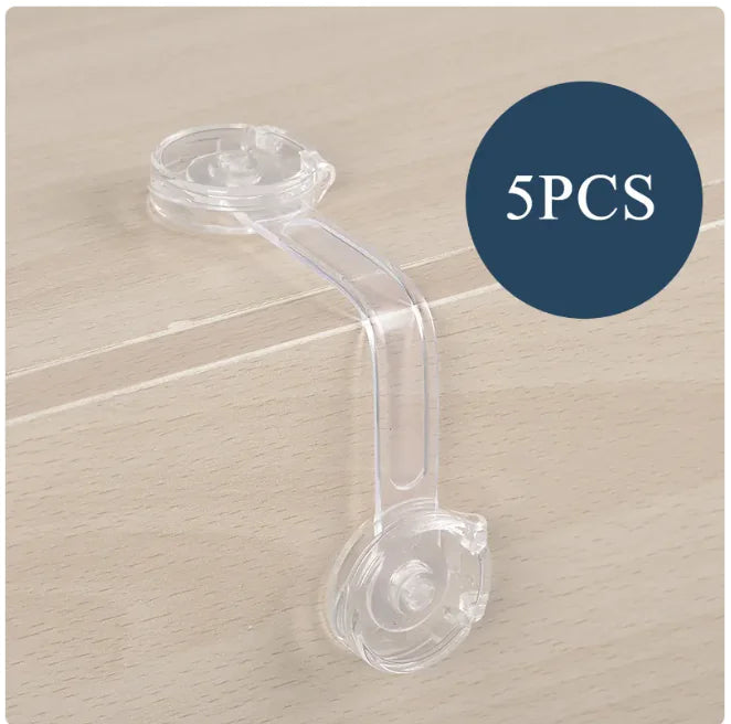 Transparent Baby Safety Lock for Cabinet Doors WEM Support (www.WEM.support)
