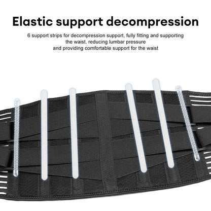 Adjustable Lower Back Brace Lumbar Support Waist Belt For Men Women Pain Relief WEM Support (www.WEM.support)