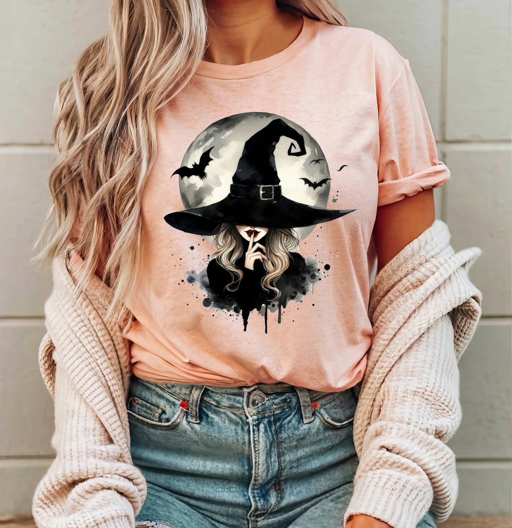 Witch Shirt, Halloween Witch Shirt WEM Support (www.WEM.support)
