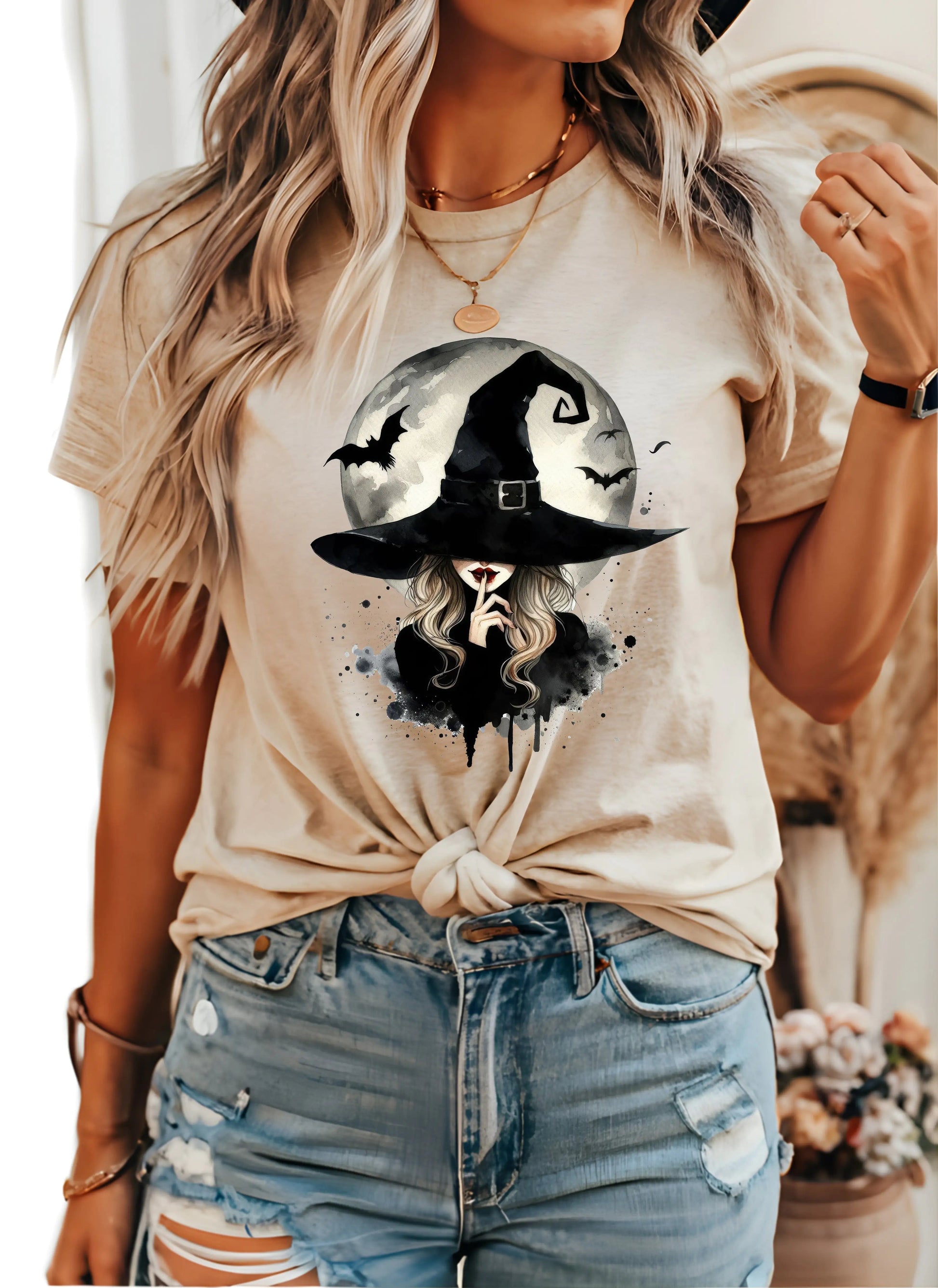 Witch Shirt, Halloween Witch Shirt WEM Support (www.WEM.support)