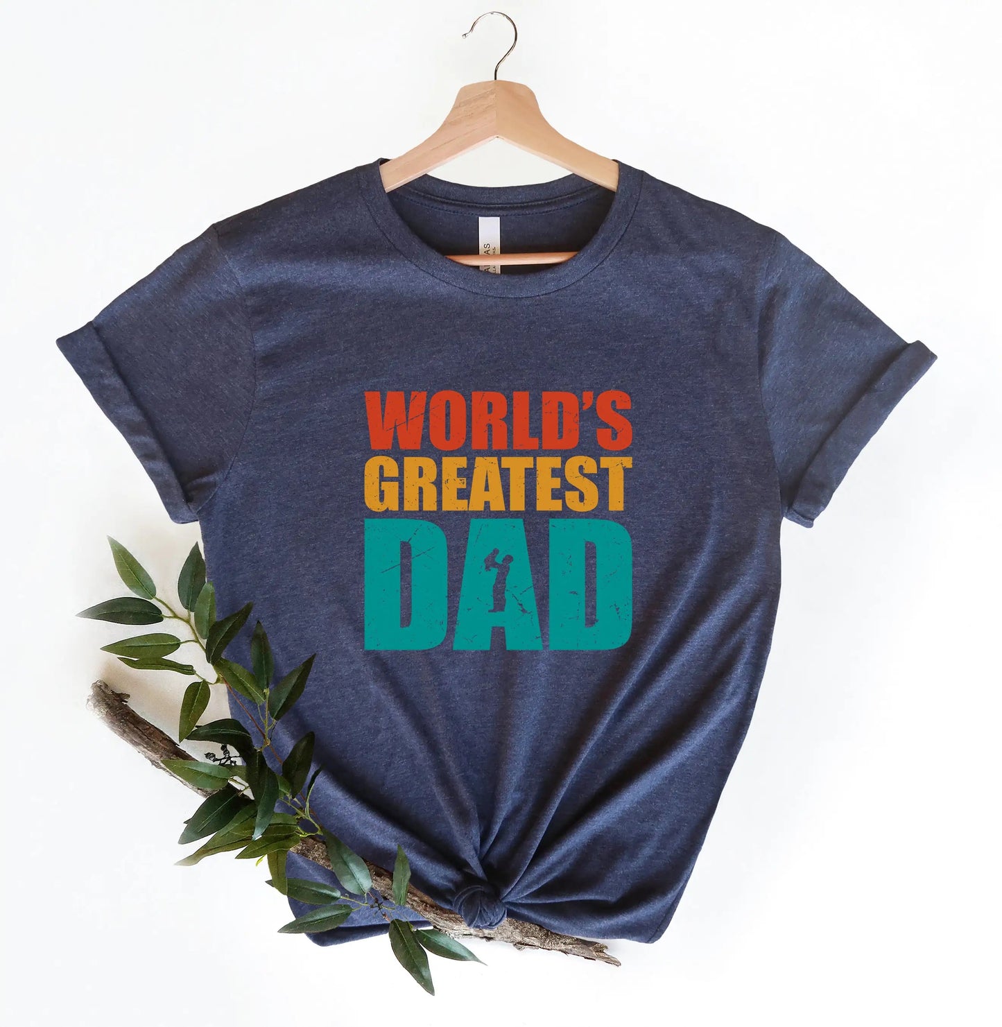 World's Greatest Dad, Western Dad Shirt WEM Support (www.WEM.support)