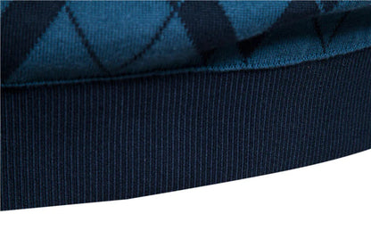 Half Zip British Long Sleeve Men's Sweater WEM Support (www.WEM.support)