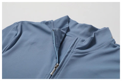 Zipper Short Sleeve Yoga Jumpsuit Women WEM Support (www.WEM.support)