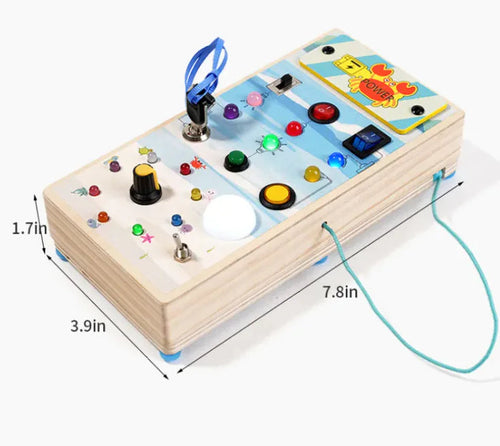 Little Driver Wooden Puzzle Wheel WEM Support (www.WEM.support)